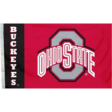 Ncaa Door Flag - NCAA Ohio State Buckeyes Red 3' x 5' Flag