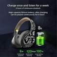 thumbnail image 5 of Wireless Over-Ear Bluetooth Headphones, 40MM Speaker Unit, Silver, 5 of 5