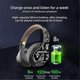 thumbnail image 5 of Wireless Over-Ear Bluetooth Headphones, 40MM Speaker Unit, Silver, 5 of 5