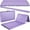 Purple, variant on Best Choice Products 10ftx4ftx2in Folding Gym Mat 4-Panel w/ Carrying Handles & Folding Balance Beam - Black