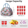 thumbnail image 5 of Lunch Bag Women Office Lunch Cooler Bag Portable Large Cooler Tote for Student/Mother Group with Side Pockets for Work Office Picnic Strawberry, 5 of 7