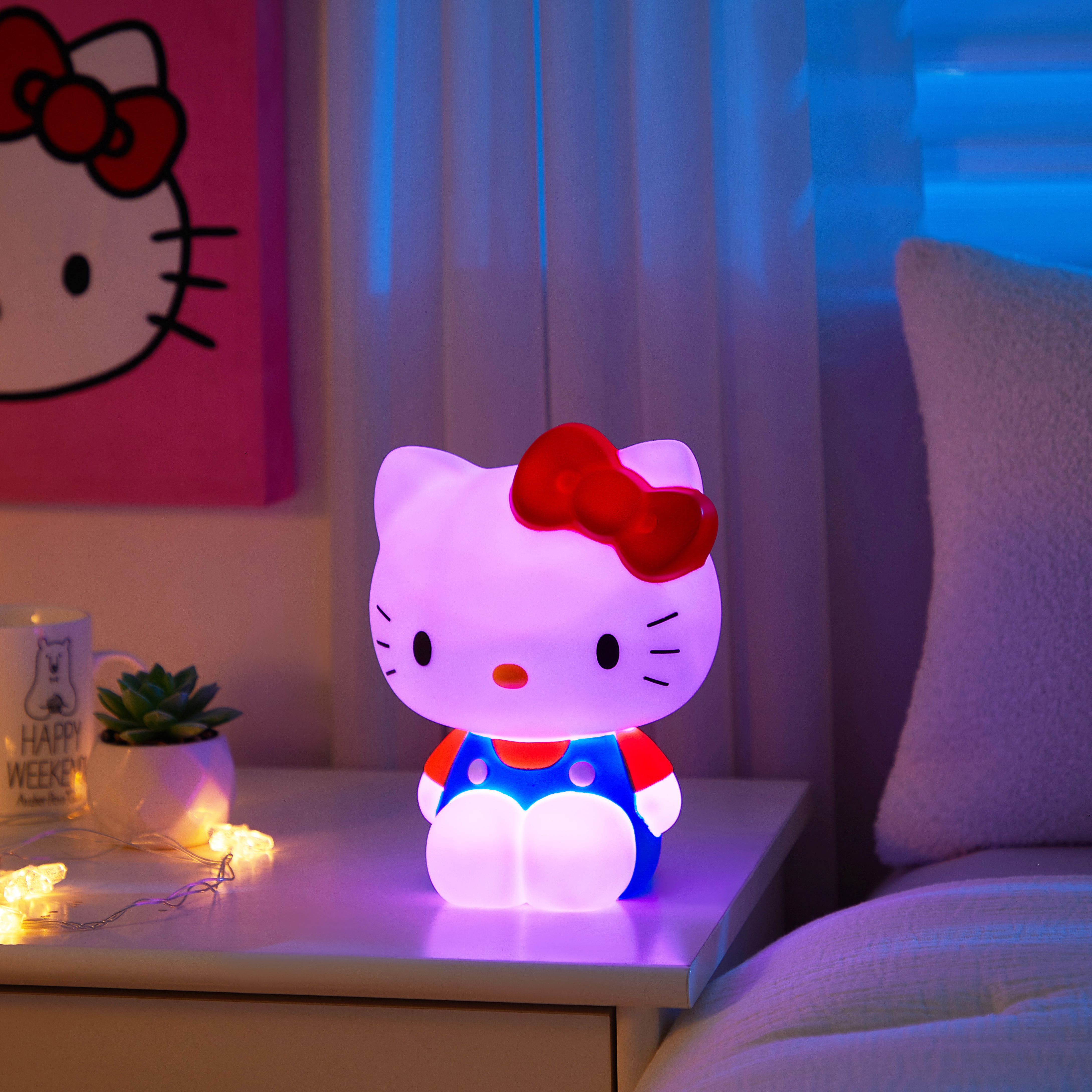8" Hello Kitty Jumbo Squishy LED Mood Night Light