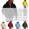 thumbnail image 4 of Sahpxhe Zip up Hoodie Women Long Sleeve Casual Fall Jacket Soft Comfy Trendy Sweatshirt with Pockets Gray L, 4 of 9
