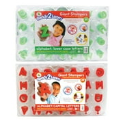 READY 2 LEARN Giant Stampers - Alphabet - Uppercase & Lowercase - Set of 56