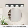 thumbnail image 5 of Modern Bath Wall Lighting, Black 4-Light Vanity Lights Fixtures, Over Mirror Bath Wall LED Light, 5 of 9