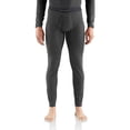 thumbnail image 1 of Carhartt Men's Force Midweight Synthetic-Wool Blend Base Layer Pant, Black Heather, Large, 1 of 5