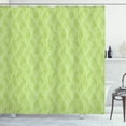 thumbnail image 1 of Ambesonne Leaves Shower Curtain, Green Curvy Twigs Botany, 69"Wx84"L, Pale Green White, 1 of 3