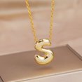 thumbnail image 2 of Letter Necklace Gold Initial Letter Necklace Personalized for Mom Necklace, Jewelry Gifts for Women, Valentine’s Day, 2 of 2