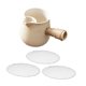thumbnail image 4 of Tetera de cerámica de 500 ml, tetera de porcelana para hervir agua caliente con filtro de té para Estilo A, 4 of 9