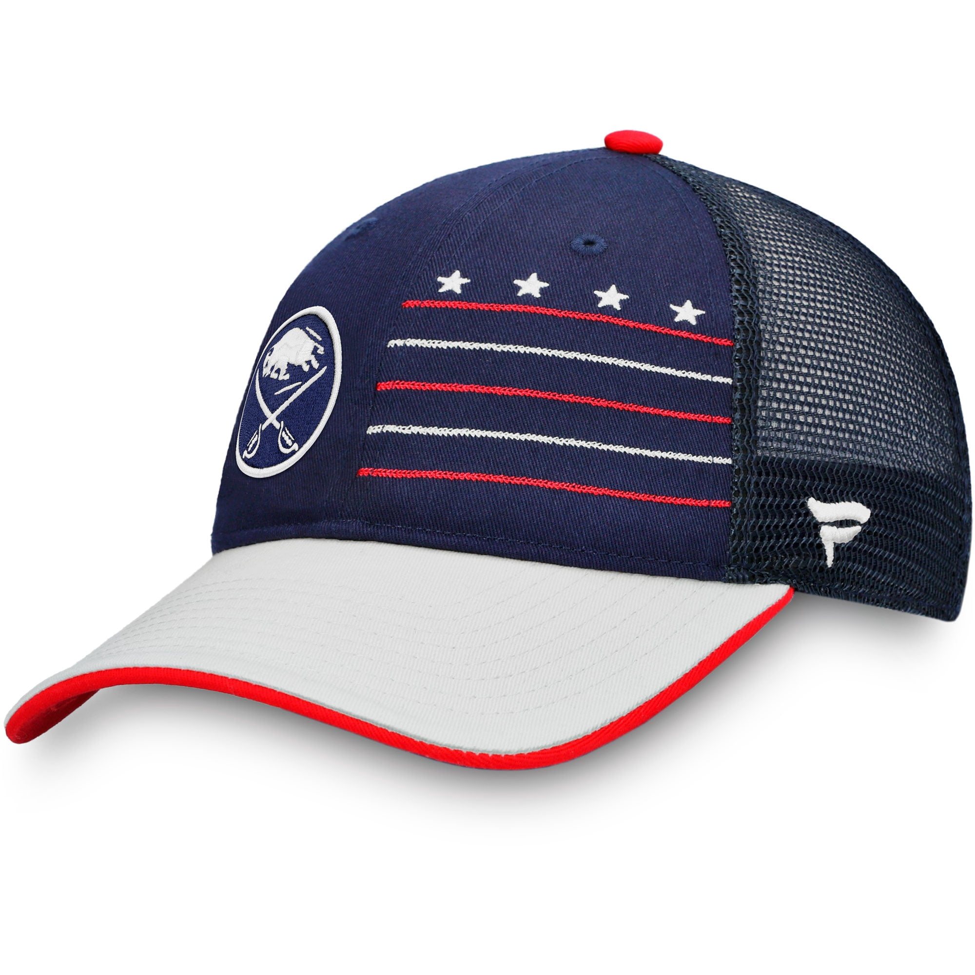 Waving Flag Trucker Snapback Hat 