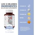 thumbnail image 4 of Complejo B con 60 Capsulas, Vitamina B1, B2, B3, B5, B6, B12, Acido Fólico, Biotina, Te Verde y Calcio. LIFEED5 Multivitamínico para Mujer y Hombre, 4 of 7
