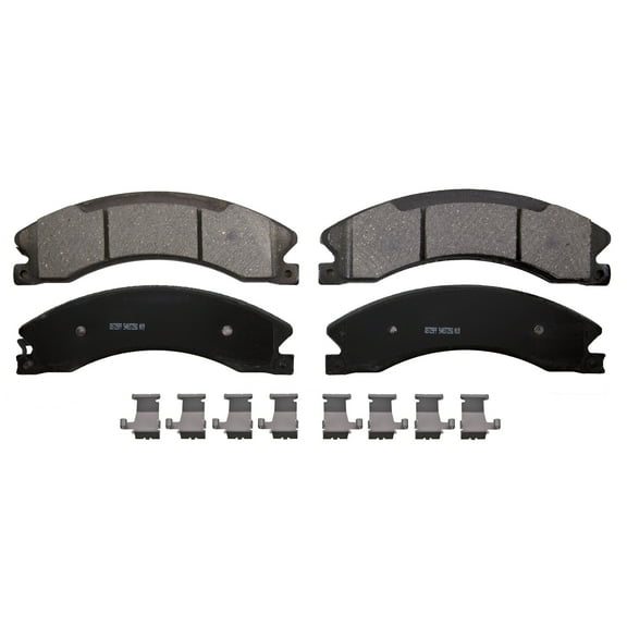 Wagner QuickStop ZD1565A Ceramic Disc Brake Pad Set Fits select: 2016-2019 NISSAN TITAN XD, 2012-2018 NISSAN NV