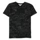thumbnail image 1 of Elevenparis Mens Messages Graphic T-Shirt negro M, 1 of 2