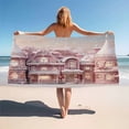 thumbnail image 2 of Winter Christmas Sweet Candy Beach Towel Soft Absorbent Large Bath Towel For Swimming Pool Travel Spa Sport Gym, 2 of 5