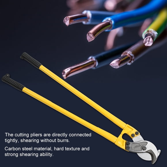 Cable Cutting Tool, Heavy Duty Cable Cutter Professional 35.43in for Communications Cable for Copper for Steel Wire for Aluminum