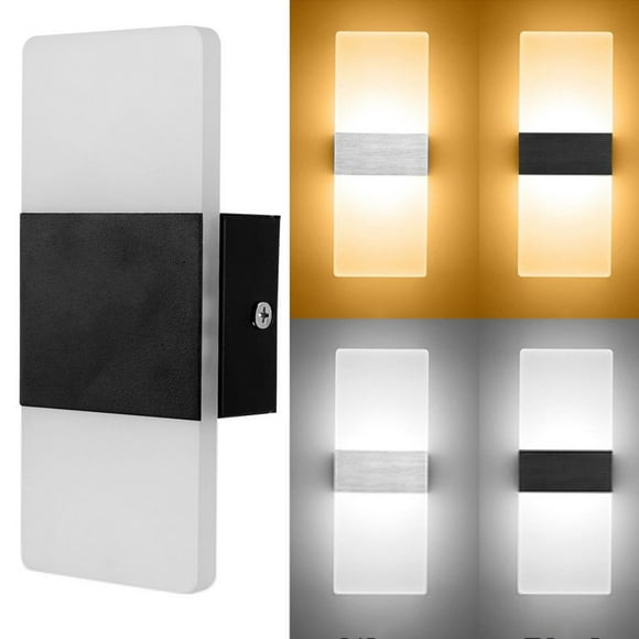 Cheers Modern 3W Rectangular Acrylic LED Wall Sconces Light Bedside Decoration Lamp