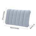 thumbnail image 3 of HCBY Inflatable Lumbar Pillow, Flocked Surface with Adjustable Support, Leak Proof , Easy Inflate Deflate for Travel Lumbar Support and Office Chair Back Cushion, 3 of 7