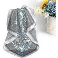 thumbnail image 4 of AWAYTR Women's Silk Print Hair Wraps Scarf, 4 of 15