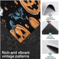 thumbnail image 3 of Halloween Pumpkins Skulls Bats and Eyeballs Kitchen Rugs Sets Of 3,Kitchen Runner Rugs Non Skid Washable,Decorative Kitchen Floor Mats for Kitchen,Sink,Laundry,17"x30"+ 17"x47" + 17"x59", 3 of 6
