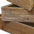thumbnail image 6 of Ekena Millwork Set of 3, Triangle, Closed Back, Vintage Farmhouse Shadow Box Shelves, Barnwood Decor Collection, Weathered Brown, 6 of 15
