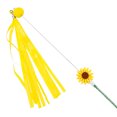 thumbnail image 1 of Cat Bell Wand Pom Pom Daisy Sunflower Fun Cat Tassel Wand Cat Interactive Toy, 1 of 10