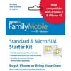 Walmart Family Mobile Standard & Micro SIM Starter Kit
