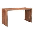 thumbnail image 2 of Rustic Wood Desk - Solid Acacia Live Edge Table for Home Office, 2 of 9