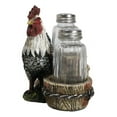 thumbnail image 4 of Country Rustic Farm White Breasted Chicken Rooster Salt Pepper Shakers Holder, 4 of 10