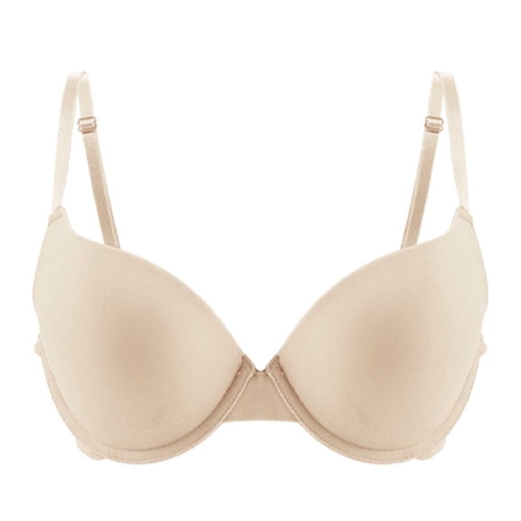 Women's Full Coverage Underwire Bra with Adjustable Straps for Support and Comfort