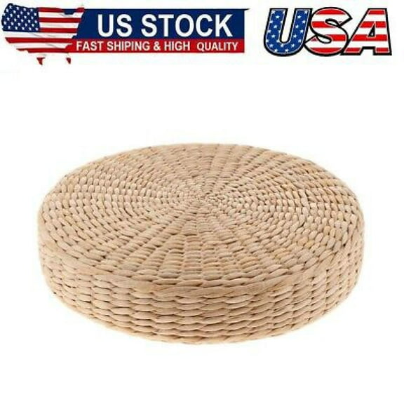 1PCS Japanese Straw Cushion Tatami Floor Cushion Meditation Pillows Couch Pillow