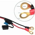 thumbnail image 3 of 13FT 12V Female Cigarette Lighter Socket Battery Eyelet Ring Terminal 12volt Extension Cord Outlet Adapter Plug Power Supply Car Electrical Dc Cigarettes Charger Accessory Connector Kit 15Fuse(13FT), 3 of 8