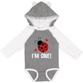 thumbnail image 3 of Inktastic First Birthday Ladybug 1 Year Old Girls Long Sleeve Baby Bodysuit, 3 of 5