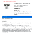 thumbnail image 2 of Rear Brake Pad Set - Compatible with 2016 - 2017, 2020 Honda HR-V, 2 of 2