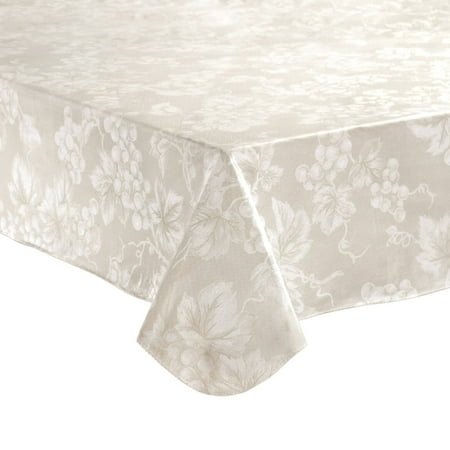 Oblong Vinyl Tablecloth - Grape Vine Premium Vinyl Table cover - 60