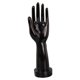 thumbnail image 1 of Exhibidor de mano de maniquí, regalos, anillo, resistente, organizador de joyas para práctica de manicura Izquierda negra, 1 of 9