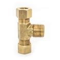 thumbnail image 2 of Thrifco 6972009 #72 3/8 Inch x 3/8 Inch Lead-Free Brass Compression MIP Tee, 2 of 3