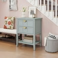 thumbnail image 2 of 2 Drawer Side table,American style, End table,Suitable for bedroom, living room, study, 2 of 6