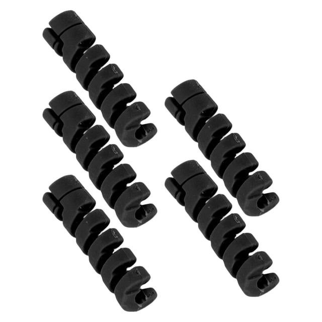 Bicycle Frame Protective Sleeve,CANSUCC 5Pcs Bicycle Frame Rubber Wrap Spiral Bicycle Cable Sleeve Bicycle Brake Line Pipe Guard Best in Class
