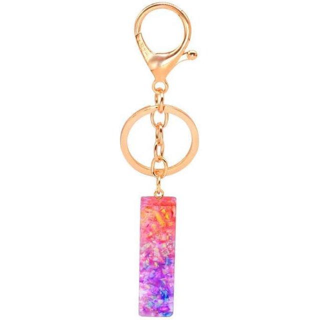 Letter Keychain,26 Letters A-Z Decorative Letter Keychain,Name Keychain for Women Girls Men Teenager Gift