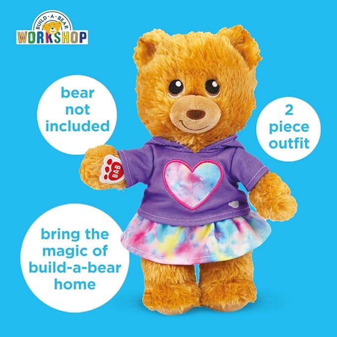 Build-a-Bear Workshop Clothing Packs STYLE 1 PURPLE HEART