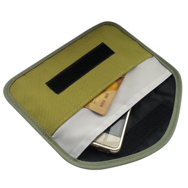 Bolsa de almacenamiento de teléfono móvil Bloqueador de RFID Teléfono móvil Singal Blindaje Cartera Llave Estuche para tarjeta de crédito Estuche Eigraketly TX1117-07