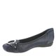 thumbnail image 4 of Zapatos Anne Klein Umeko Ballet Flat para mujer, azul marino oscuro, 4 of 6