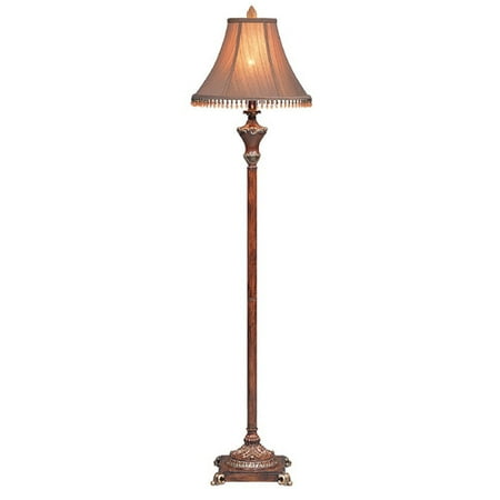 On A Wood Floor Lamp - RESEMBLE WOOD FLOOR LAMP