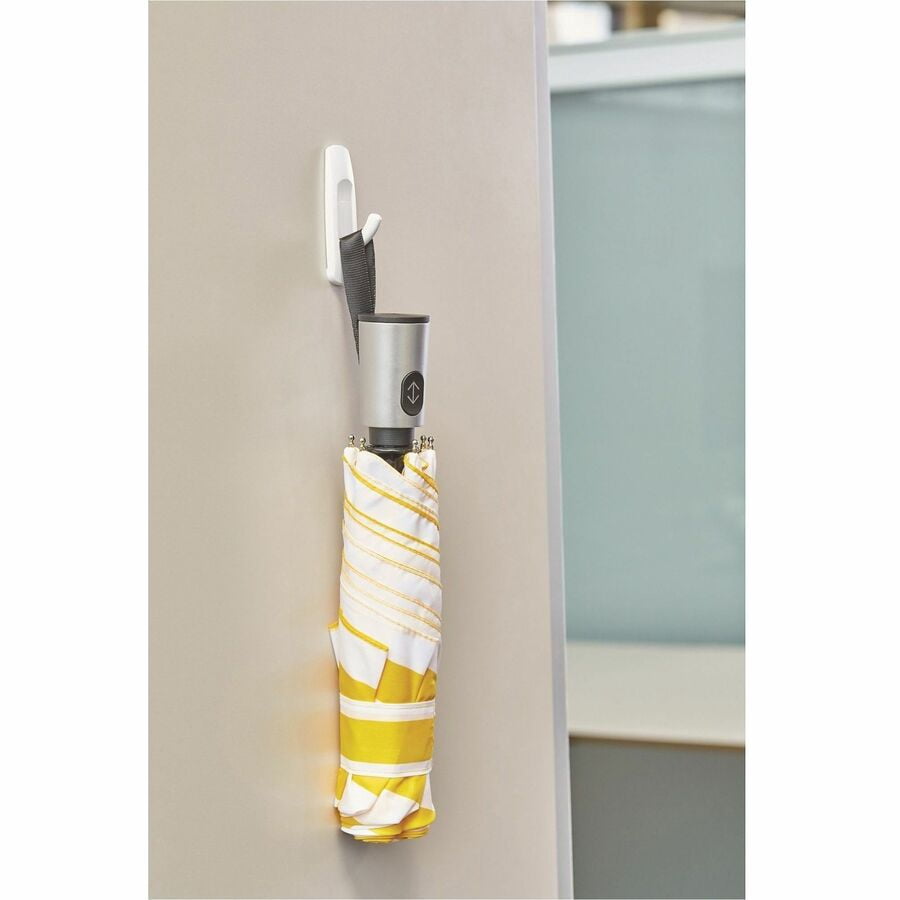 Command, MMM170016ESBG, Strip Adhesive Hooks, 12 / Bag, White