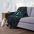 thumbnail image 5 of The Northwest 1SHZ-23600-0004-OOF 50 x 60 in. Warner Bros. DC Comics Shazam Green Glow Silk Touch Throw Blanket, 5 of 5