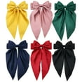 thumbnail image 2 of 6PCS Hair Bows for Women Girls Hair Ribbon Bow Hair Clips with Long Tails Vintage Hair Accessories for Women, 2 of 7