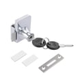 thumbnail image 2 of Unique Bargains Glass Cabinet Door Lock for Hinged Glass Display Case Keyed Alike 2Pcs, 2 of 4