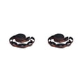 thumbnail image 1 of Greeniant 2 piezas de correa de nailon para hamaca, plegable, fuerte capacidad de carga, 5 anillos, correas de repuesto para acampar al aire carpas Naranja, 1 of 6