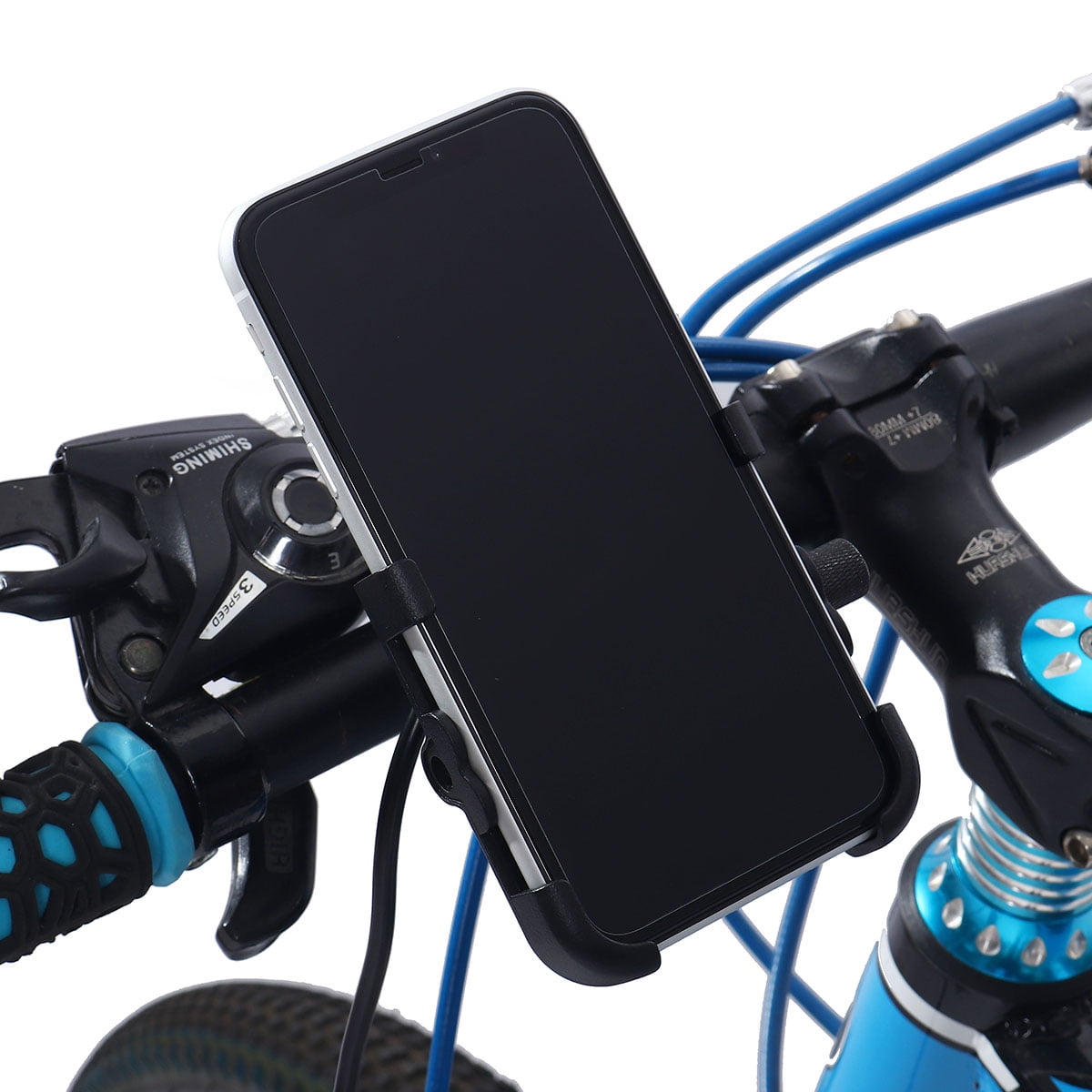Aluminum Motorcycle Phone Holder Bicycle Bike MTB Handlebar Mount W/USB Charger for Cellphones for iPhone Xs Max XR XS X 7 8 Plus 6s 6 for Samsung Galaxy S9 S9 S10 S10e S8 S7 S6 Aluminum Motorcycle Phone Holder Bicycle Bike MTB Handlebar Mount W/USB Charger for Cellphones for iPhone Xs Max XR XS X 7 8 Plus 6s 6 for Samsung Galaxy S9 S9 S10 S10e S8 S7 S6