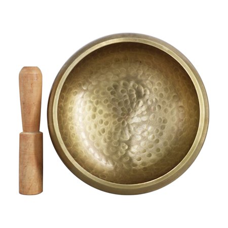 moobody Tibetan Buddhist Singing Bowl Buddha Sound Bowl Musical Instrument for Meditation with Stick Yoga Home Decoration